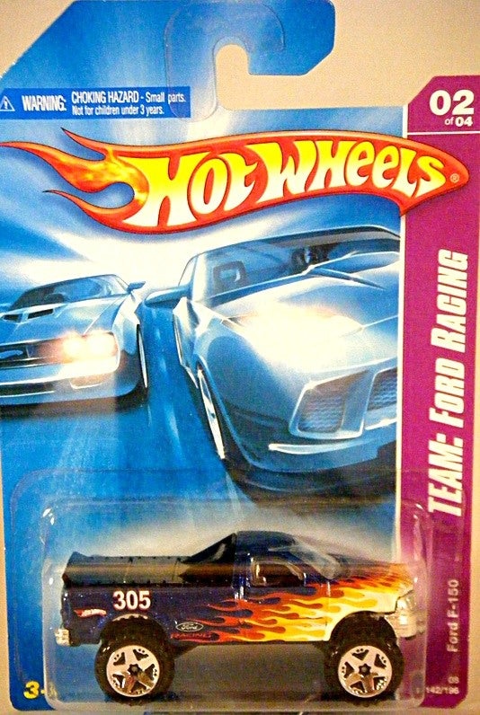 Hot Wheels Ford Racing F150 4x4 Pickup Truck