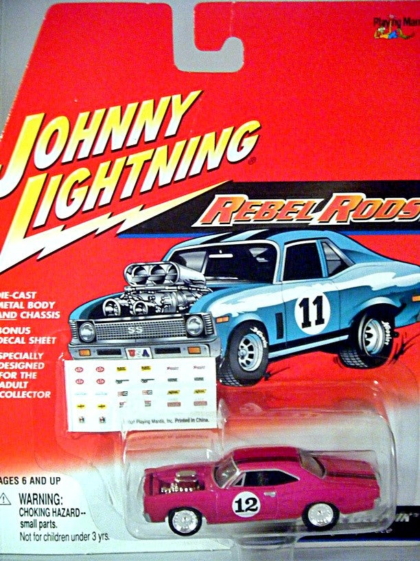 Johnny Lightning Rebel Rods - 1969 Dodge Super Bee Muscle Car