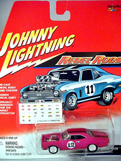 Johnny Lightning Rebel Rods - 1969 Dodge Super Bee Muscle Car