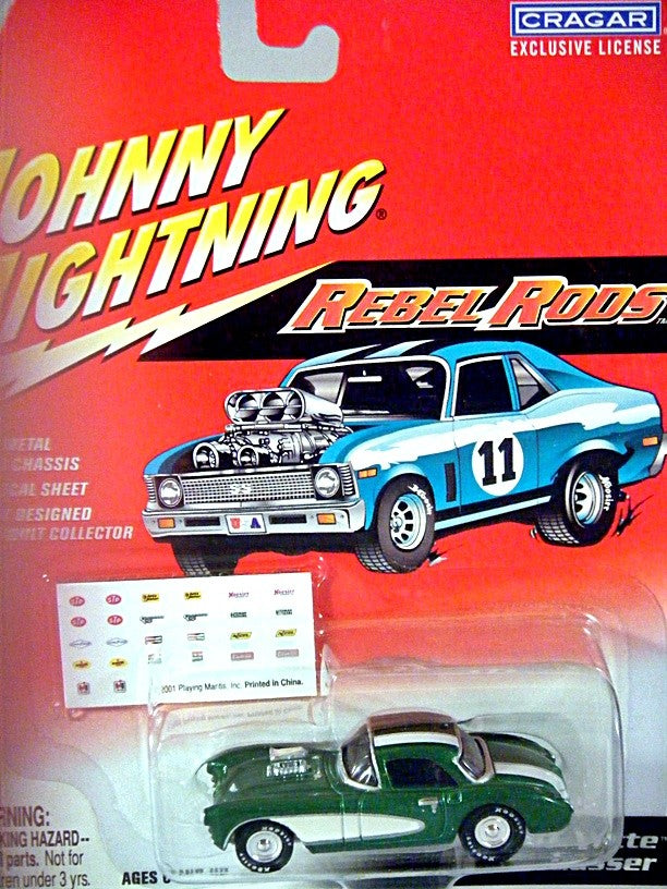 Johnny Lighting Rebel Rods - 1957 Chevrolet Corvette Gasser