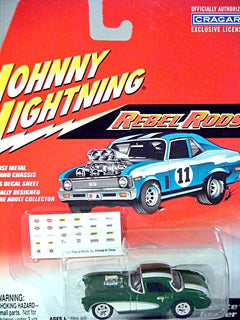 Johnny Lighting Rebel Rods - 1957 Chevrolet Corvette Gasser