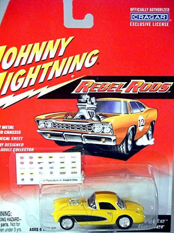 Johnny Lighting Rebel Rods - 1957 Chevrolet Corvette Gasser