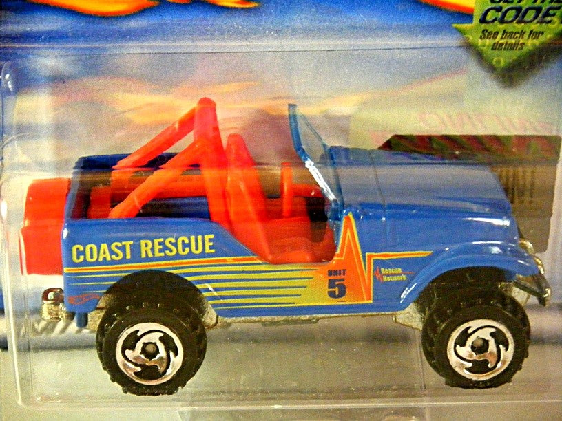 Hot Wheels - Coast Rescue Jeep - Roll Patrol