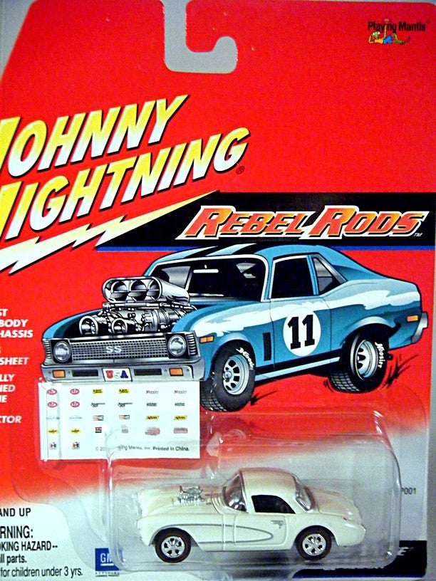 Johnny Lighting Rebel Rods - 1957 Chevrolet Corvette Gasser