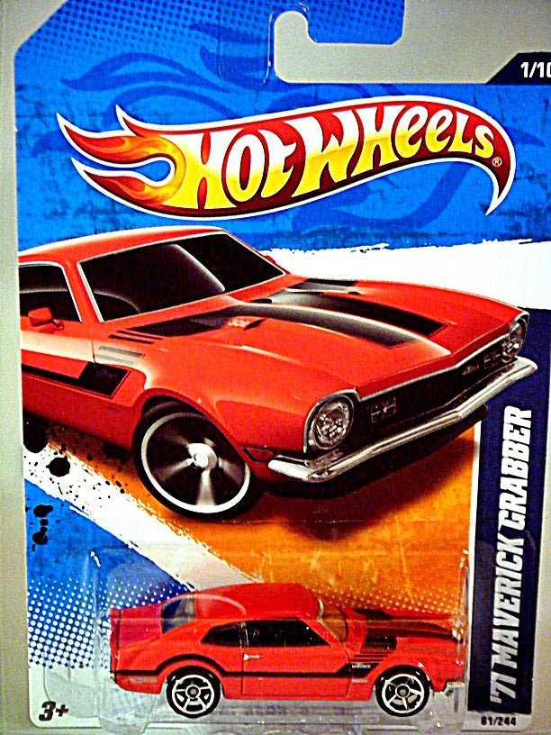 Hot Wheels - Stunning 1971 Ford Mustang Grabber Muscle Car
