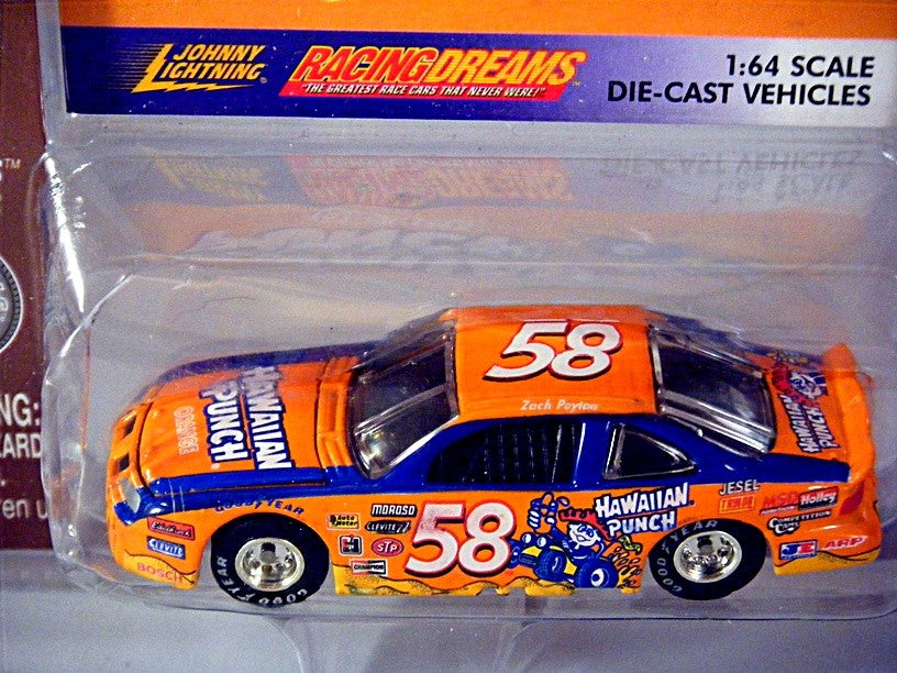 Johnny Lightning Racing Dreams - 1997 Pontiac Grand Prix Hawaiian Punch NASCAR Stock Car