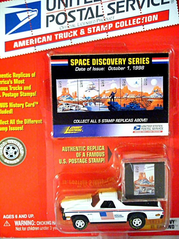 Johnny Lightning - American Truck & Stamp Series - 1971 Chevrolet El Camino Post Office Truck
