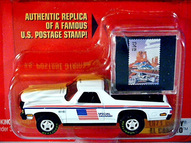 Johnny Lightning - American Truck & Stamp Series - 1971 Chevrolet El Camino Post Office Truck