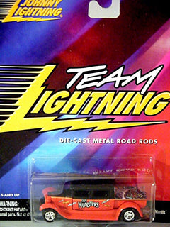 Johnny Lightning Team Lightning - The Munsters 29 Ford Model A Crew Cab Pickup Truck