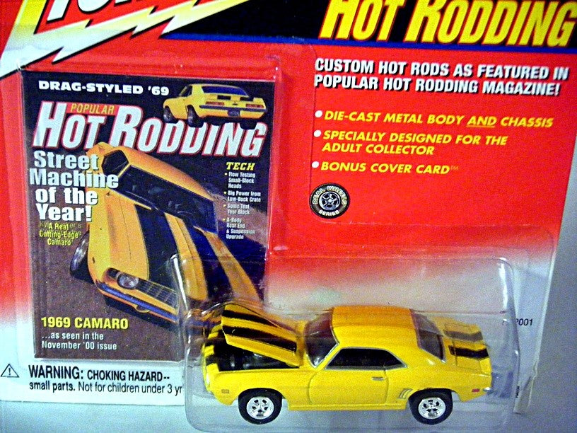 Johnny Lightning Popular Hot Rodding Magazine – 1969  Chevrolet Camaro 