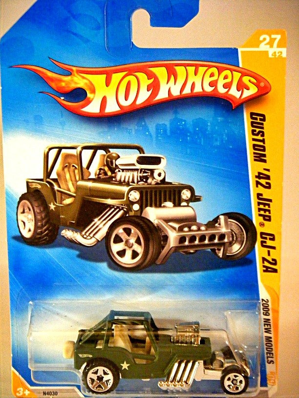 Hot Wheels 2009 New Models Series - 1942 Military Jeep CJ-2A Hot Rod