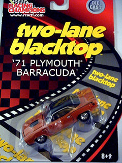 Racing Champions - Two Lane Blacktop Series - 1971 Plymouth Barracuda