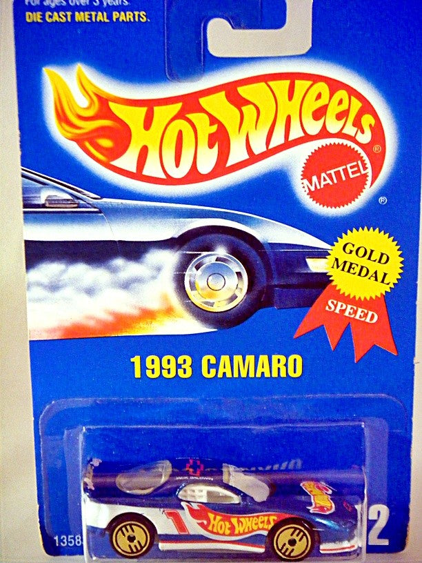 Hot Wheels Gold Medal Speed 1993 Jack Baldwin Chevy Camaro – Global ...