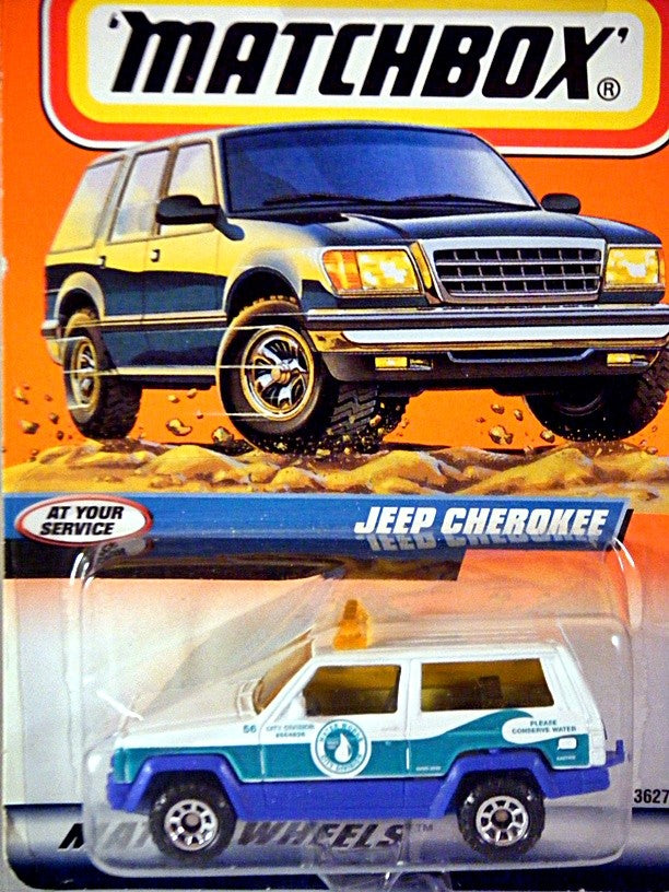 Matchbox - Jeep Cherokee Water Company Truck (Uncataloged)