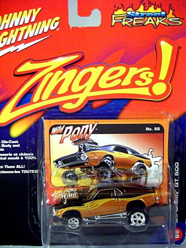 Johnny Lightning Street Freaks - Zingers - 1969 Ford Mustang Shelby GT-500