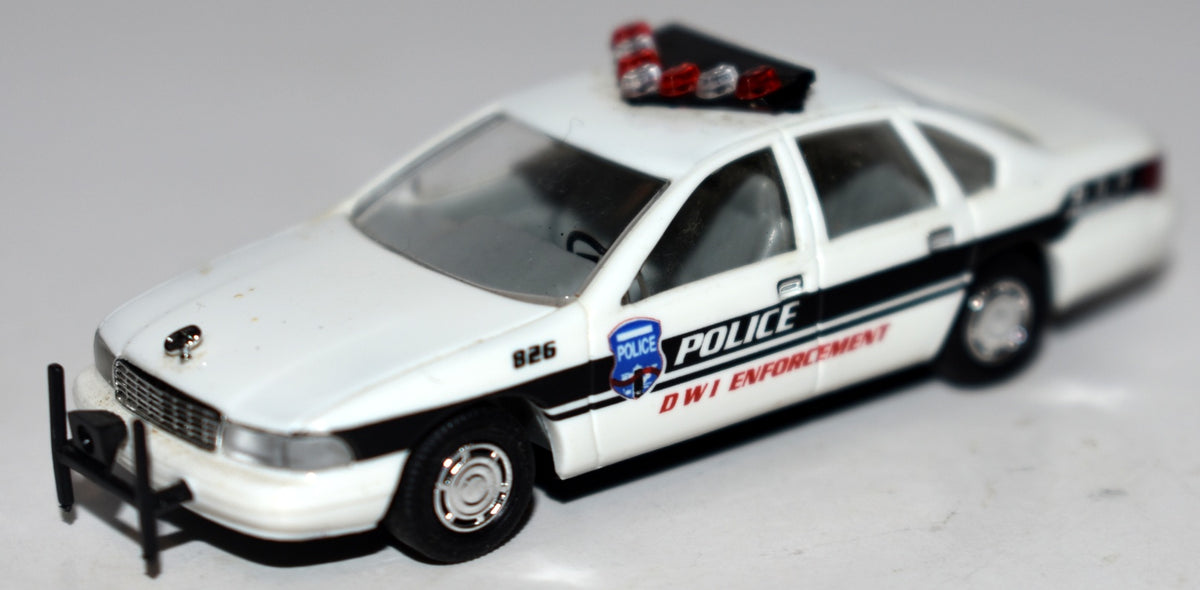 Busch Model Toys - Chevrolet Caprice Police DWI Enforcement Car