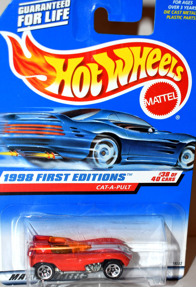 Hot Wheels - 1998 First Edition -  Cat-A-Pult Custom Cheetah-1