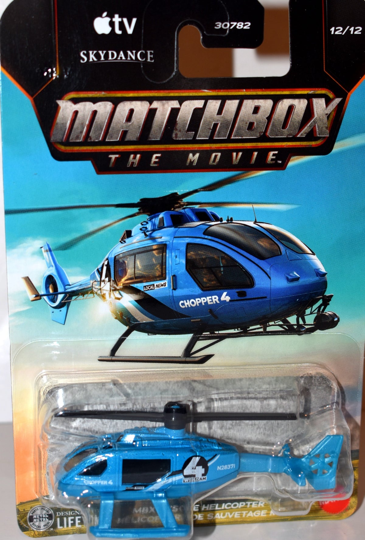 Matchbox  The Movie - Chopper 4 News Helicopter