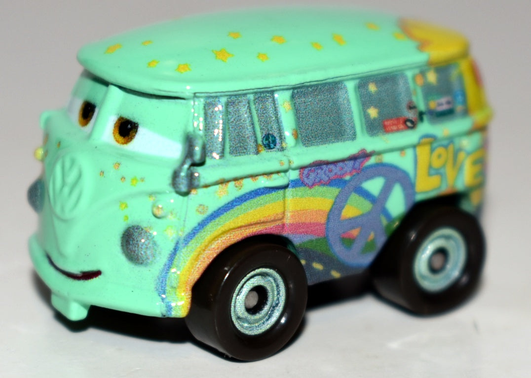 Disney Cars - HO Scale - Fillmore - Volkswagen Hippy Bus-1