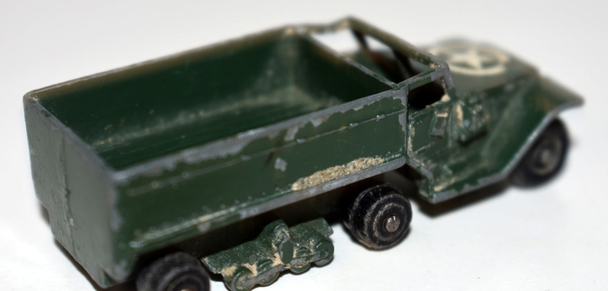 Matchbox Regular Wheels (49A-5) M3 Personnel Carrier Military Half Track-2