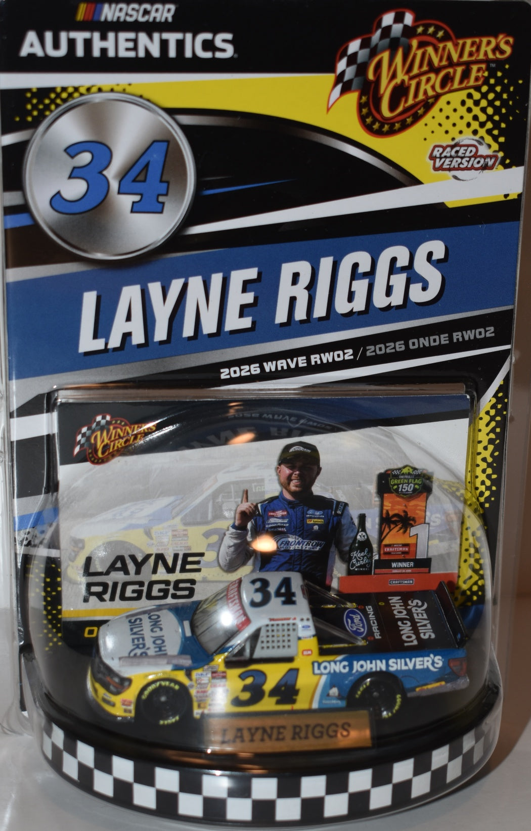 Winners Circle - NASCAR Authentics:  Lane Riggs Long John Silvers Ford F-150 Race Truck-1
