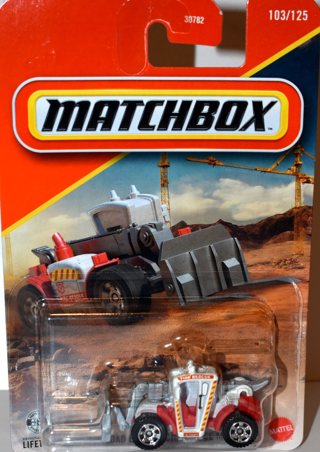 Matchbox - Load Lifter Fire Rescue Fork Lift