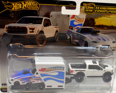 Hot Wheels Car Culture - Team Transport - Long Beach Hustler Set - '17 Ford F-150 Raptor & the Rob'n Pinks Funny Car-1
