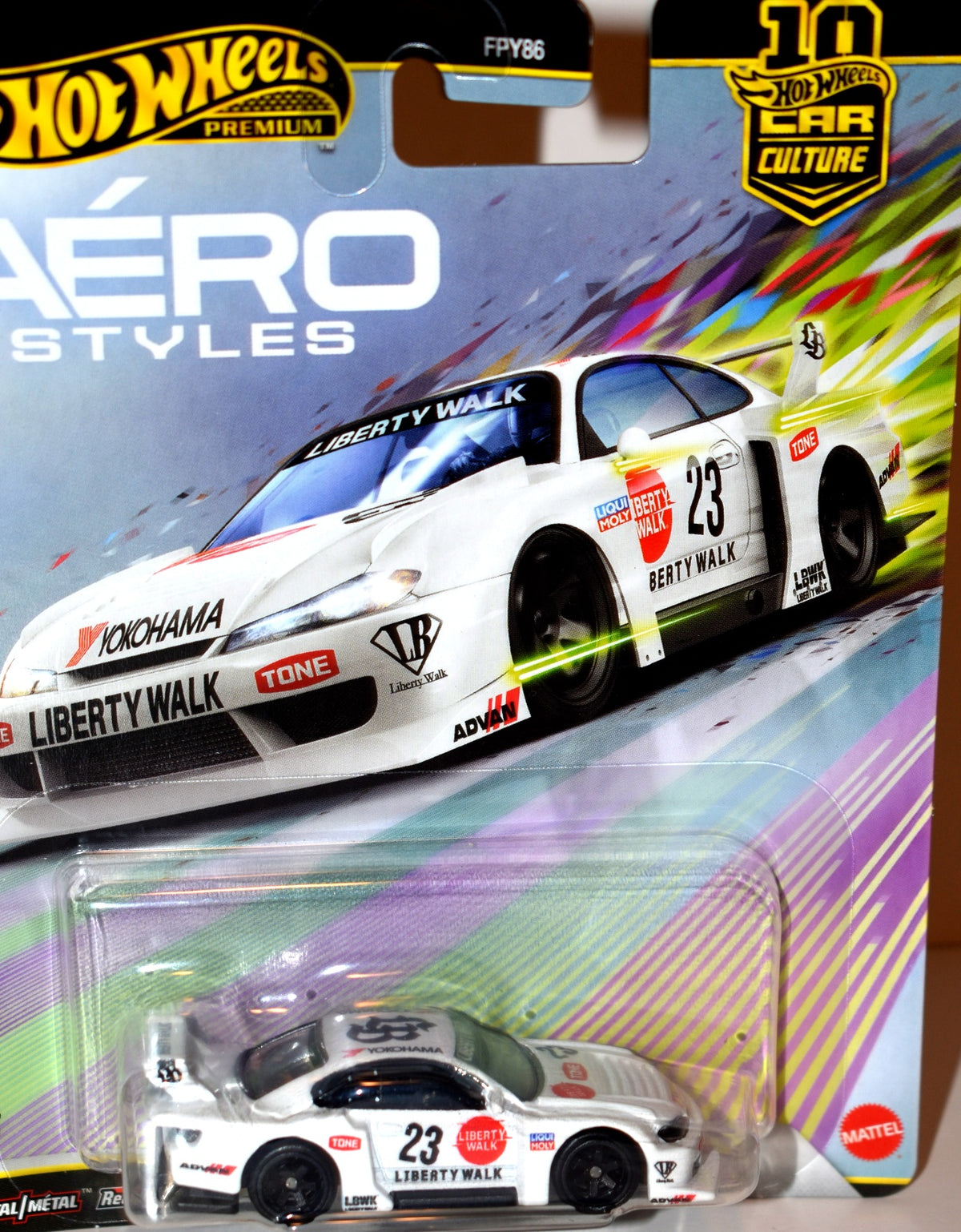 Hot Wheels Premium - Aero Styles - LB Super Silhouette Nissan Silva (S15)-1